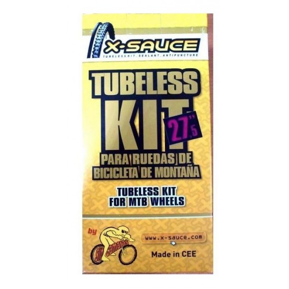 Kit para tubeless X-SAUCE 27.5 Schrader 