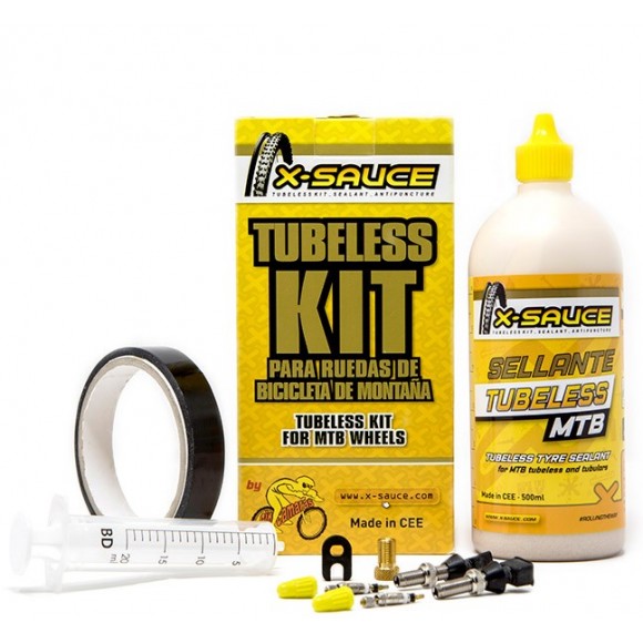 Kit para tubeless X-SAUCE 27.5 Schrader 