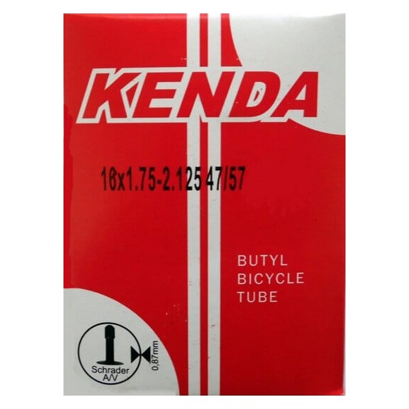 Chambre à air KENDA 18x1.75-2.125 valve schrader 