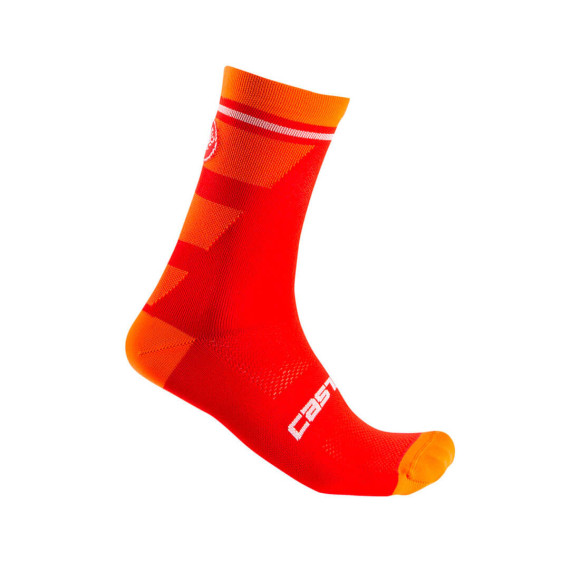 Calcetines CASTELLI Trofeo 15 rojo LXL