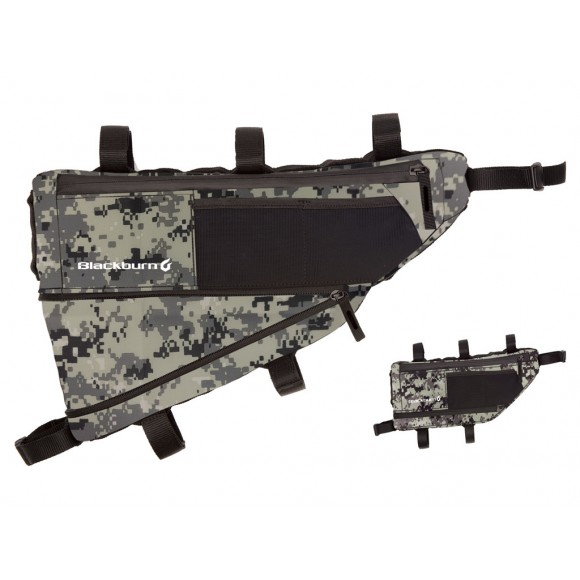BLACKBURN Outpost Frame Bag Gris moyen Digital Camo 
