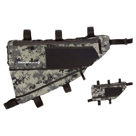 BLACKBURN Outpost Frame Bag Medium gray Digital Camo 