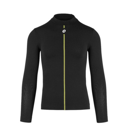 ASSOS Primavera Outono LS Camada de Pele Camada de Base PRETO M