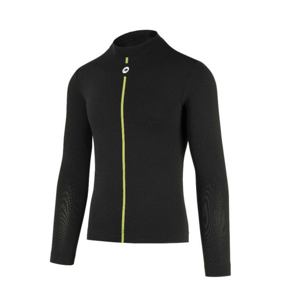 ASSOS Primavera Outono LS Camada de Pele Camada de Base PRETO M