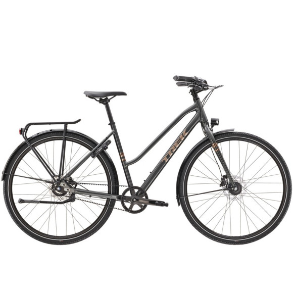 Bicicleta TREK District 4 Equipped Stagger 2023 GRIS M