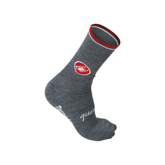 CASTELLI Quindici Soft 2022 socks GREY SM