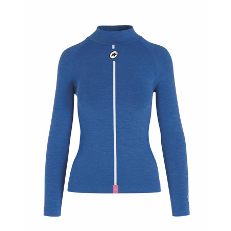 Camada de base feminina ASSOS Ultraz Winter LS AZUL LXG