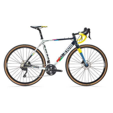 Bicicleta CINELLI Zydeco GRX colorida CINZA 51