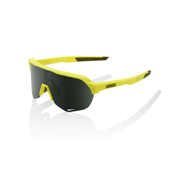 Lunettes 100% S2 Soft Tact Banana lente grey green 
