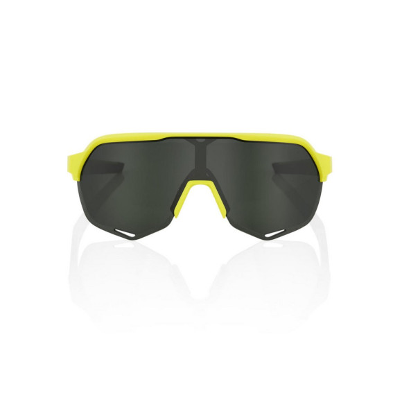 Gafas 100% S2 Soft Tact Banana lente grey green 