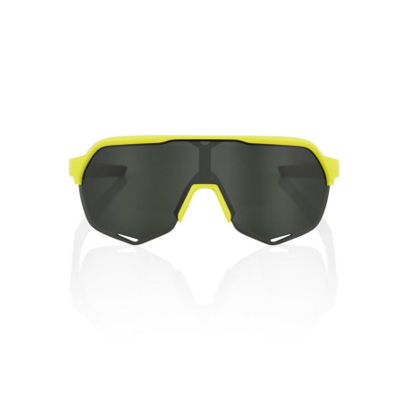 Gafas 100% S2 Soft Tact Banana lente grey green 