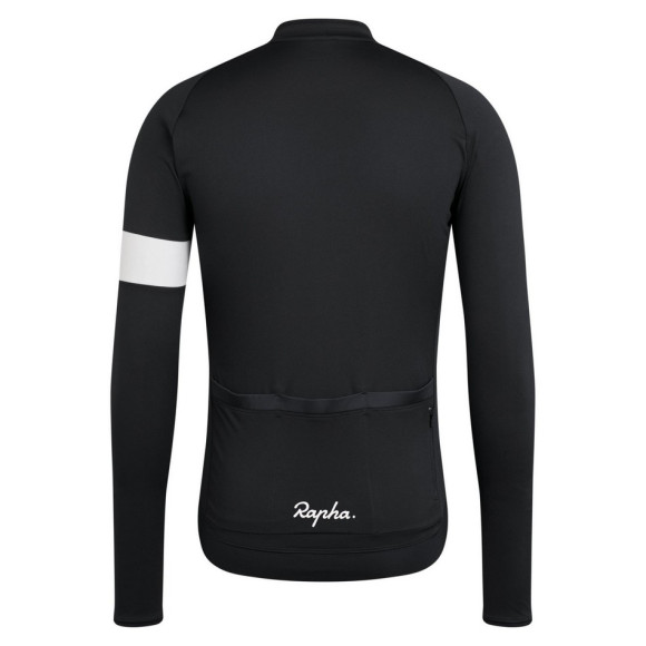 Maillot RAPHA Core Long Sleeve 2023 NEGRO S