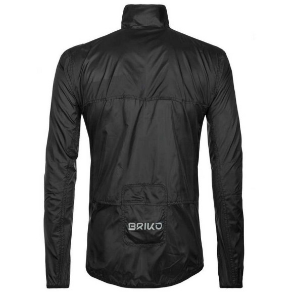 BRIKO Fresh Packable Windbreaker BLACK S