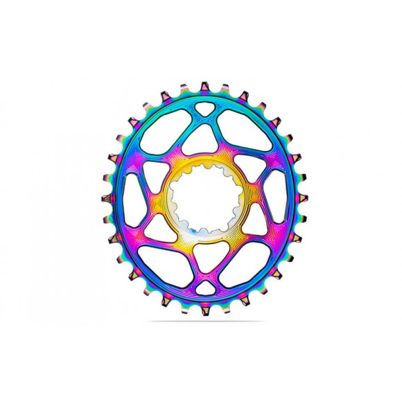 ABSOLUTE MTB Oval Chainring SRAM DM Boost 148 34T iridescent 