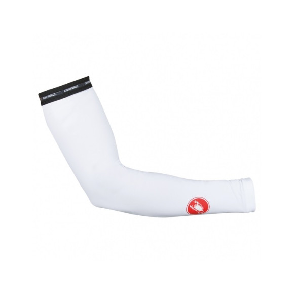 CASTELLI UPF 50+ Light Arm Warmers WHITE S