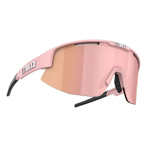 Óculos BLIZ Matrix Small Mat Pó rosa Multi Lens 2022 
