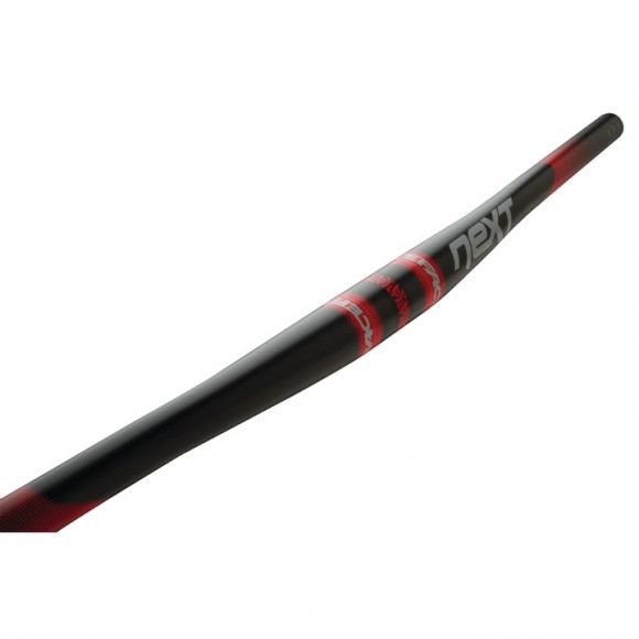 Manillar RACE FACE Next Carbon 72.5cm 31.8 1/4 negro rojo 