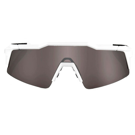 Gafas 100% Speedcraft SL Matte blanco Hiper Silver Mirror 