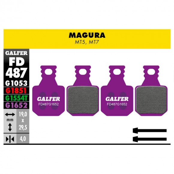 Pastillas de freno GALFER E-Bike Disco Magura MT5 -MT7 