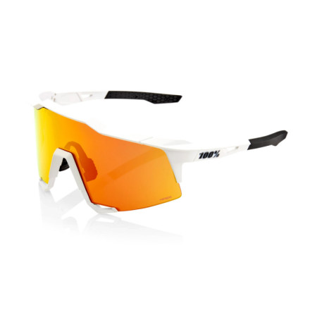 Gafas 100% Speedcraft Soft Tact Off blanco Hiper red Multi 