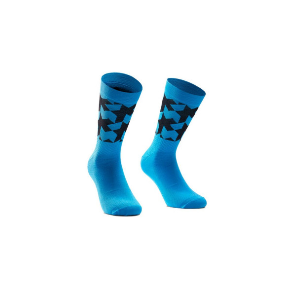 Chaussettes monogramme Assosoires Evo Socks BLEU M