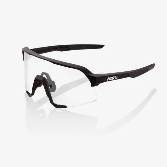 Gafas 100% S3 Soft Tact negro lente negro Gold Mirror 