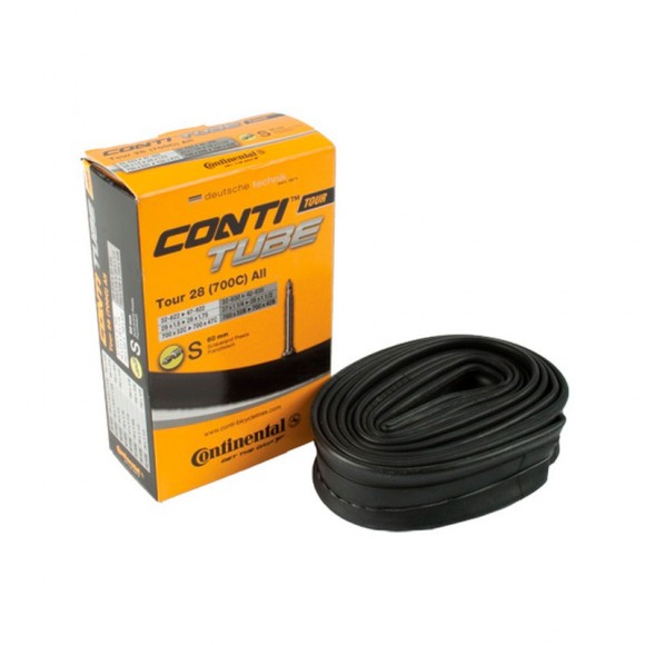 Cámara CONTINENTAL Tour 28x1 1-4-1,75 Válvula Presta 60 mm 