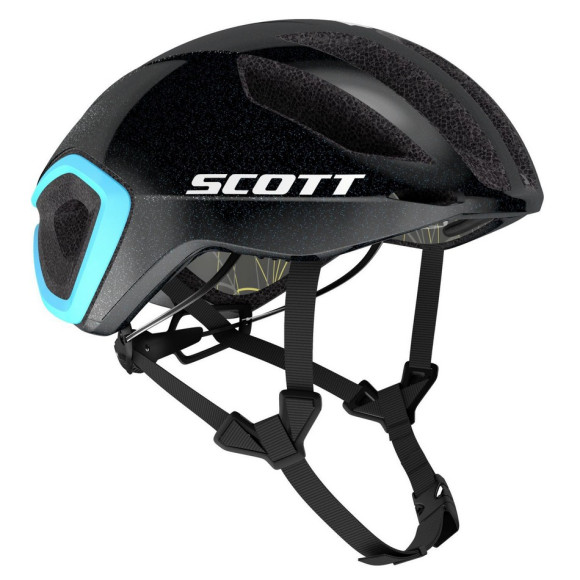 SCOTT Cadence Plus (Ce) 2023 Helmet BLACK AND TURQUOISE S