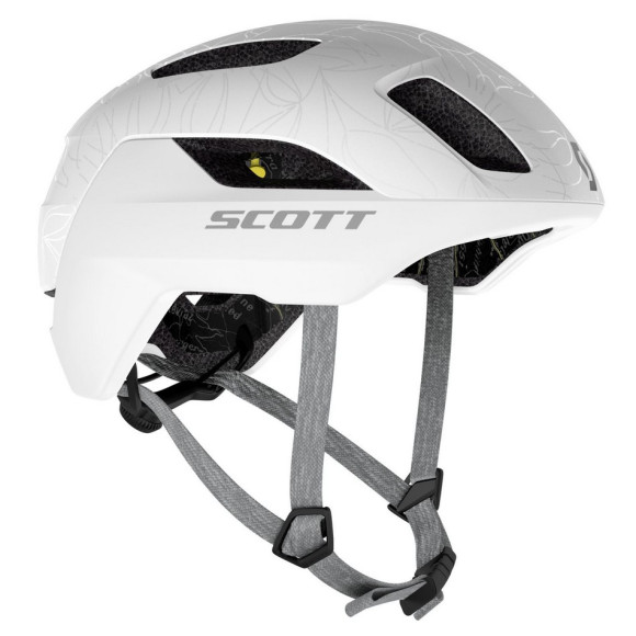 SCOTT La Mokka Plus Sensor Helmet (Ce) 2023 WHITE S