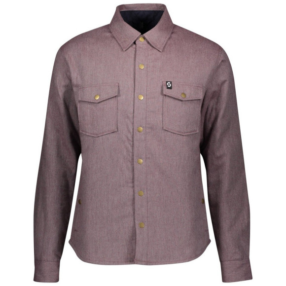 Camisa SCOTT MS 30 Casual Padded LS 2022 GRANATE S