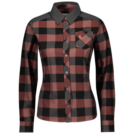 Maillot à manches longues SCOTT WS Trail Flow Check ROSE L