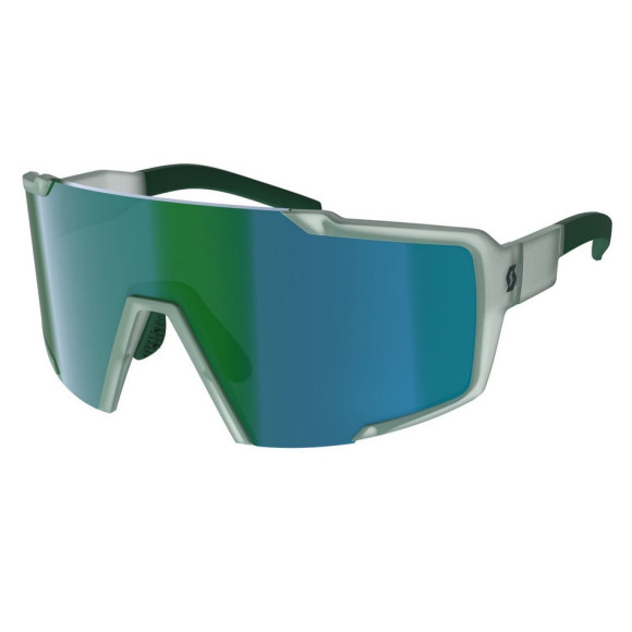 Gafas SCOTT Shield Compact Mineral Blue Lente Green Chrome 