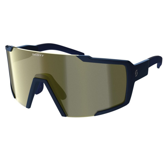 Gafas SCOTT Shield Compact Submariner Blue Lente Gold Chrome 