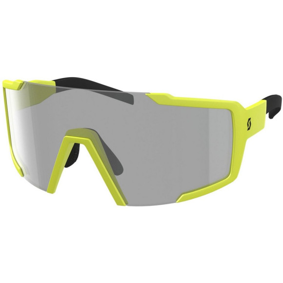 SCOTT Shield LS Goggles Yellow Matt Gray Sensitive Lens 