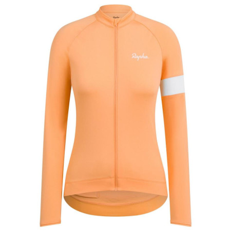 Maillot RAPHA Core Long Sleeve Mujer NARANJA S