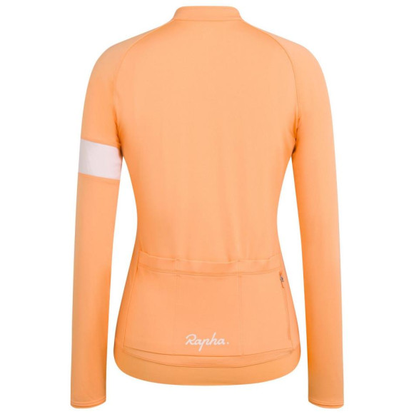 Maillot RAPHA Core Long Sleeve Mujer 2022 NARANJA S