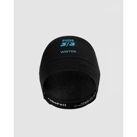 Copricasco ASSOS Winter Robo Foil Black Series NEGRO M
