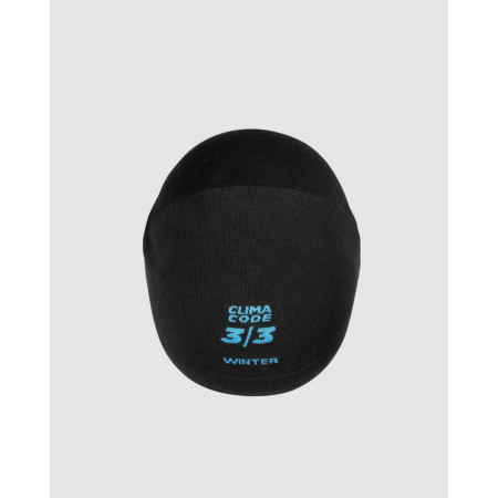 Copricasco ASSOS Winter Robo Foil Black Series NEGRO M