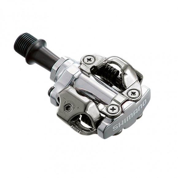 Pedais SHIMANO PD-M540 SPD prata 