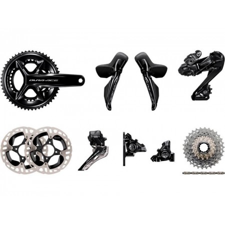 Grupo SHIMANO Dura-Ace Di2 R9250 172,5mm 52-36 CS11-30 