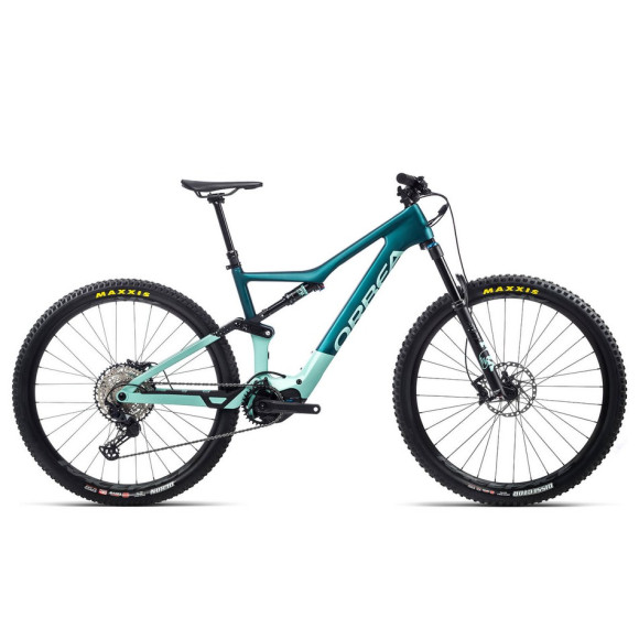 ORBEA Rise M20 2022 bicycle + extra 252Wh Range Extender battery TURQUOISE XL