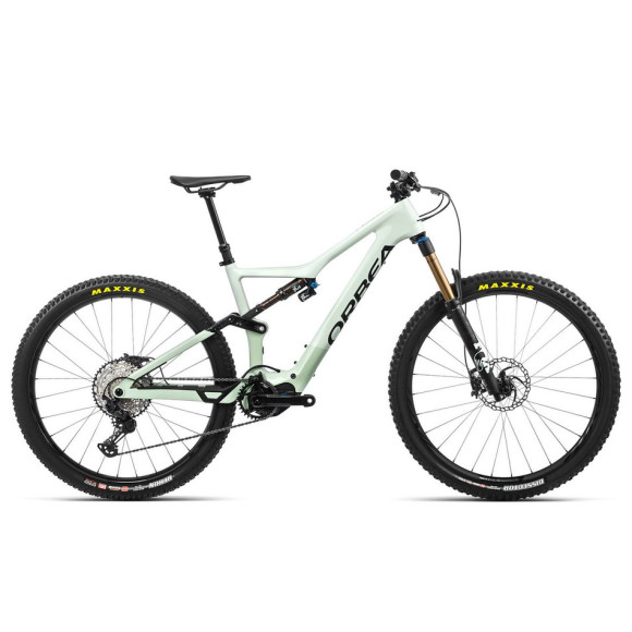 Bicicleta ORBEA Rise M10 2022 + batería extra Range Extender 252Wh BLANCO S