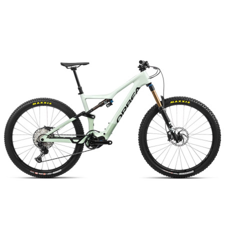 Bicicleta ORBEA Rise M10 2022 + bateria extra de extensor de alcance de 252Wh BRANCO S