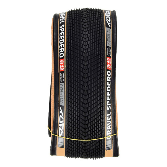 Cubierta TUFO Gravel Swampero TR 700x40C negro marrón 