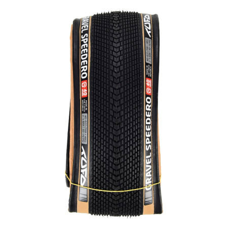 Cubierta TUFO Gravel Swampero TR 700x40C negro marrón 