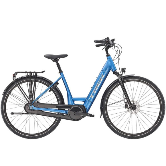 TREK District + 6 Lowstep 500Wh 2022 Bicycle BLUE S