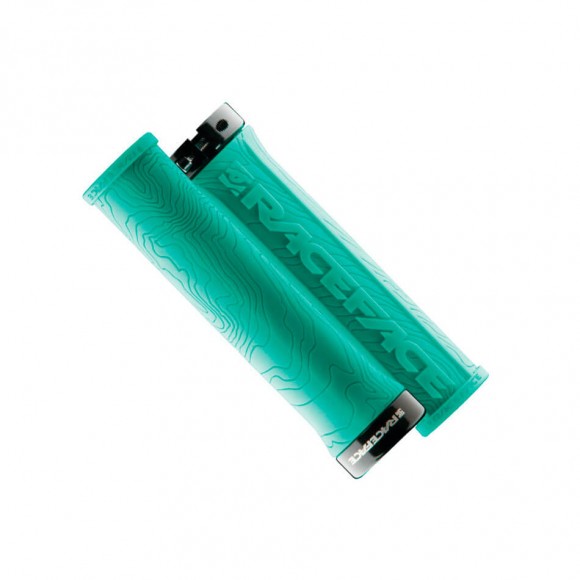 RACE FACE Half Nelson Single Lock turquoise grips 
