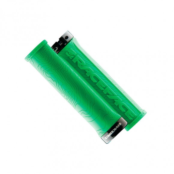 Poignées RACE FACE Half Nelson Single Lock vert 