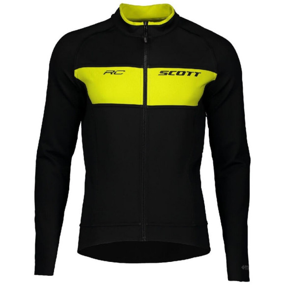 Veste SCOTT RC Warm WB 2023 réversible NOIR JAUNE S