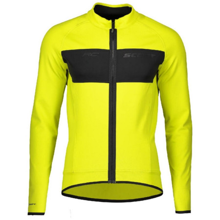 Veste SCOTT RC Warm WB 2023 réversible NOIR JAUNE S